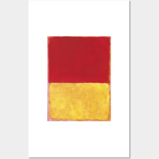 mark rothko - mark rothko red and yellow Posters and Art